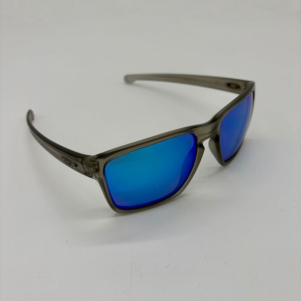 Oakley Sliver XL OO9341-0357 Polarized Sapphire Blue Sunglasses 57mm